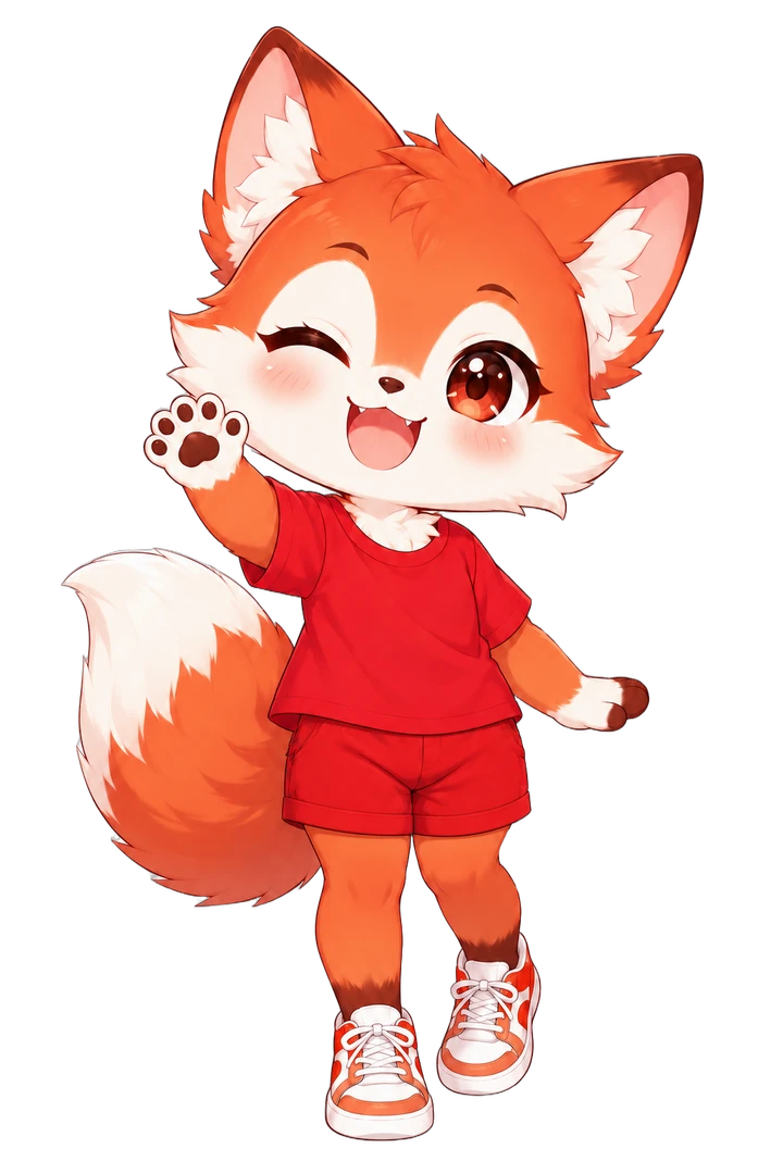 Cáo Foxi cổ vũ bạn luyện tập